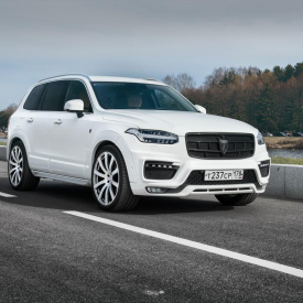 Решетка радиатора Moose Carbon на Volvo XC90 II