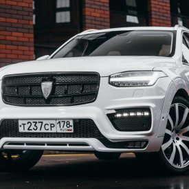 Маски для ходовых огней Moose на Volvo XC90 II