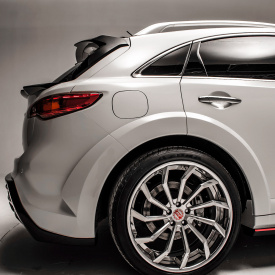 Расширители колесных арок Draco на Infiniti QX70 (FX35, 37, 50)