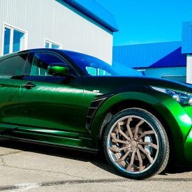 Расширители колесных арок Draco на Infiniti QX70 (FX35, 37, 50)