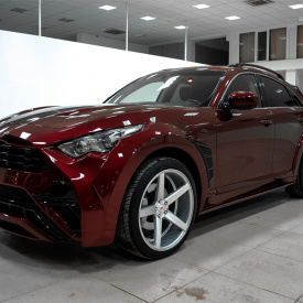 Расширители колесных арок Draco на Infiniti QX70 (FX35, 37, 50)