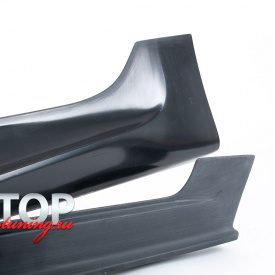 Пороги Advance на Hyundai Solaris №1 (до брызговиков)