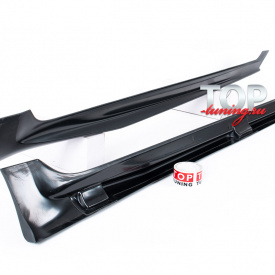 Пороги Advance на Hyundai Solaris №1 (до брызговиков)