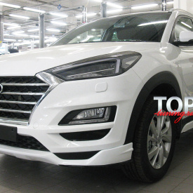 Накладки на пороги Ambassador на Hyundai Tucson