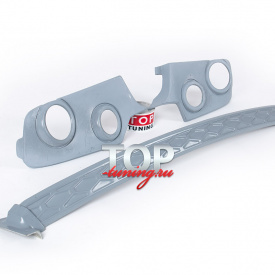 Маски ПТФ + Центральная вставка VERGE Classic на Land Rover Range Rover Vogue 3