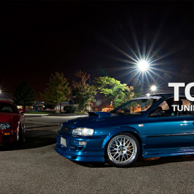 Накладка переднего бампера ChargeSpeed на Subaru Impreza WRX GC