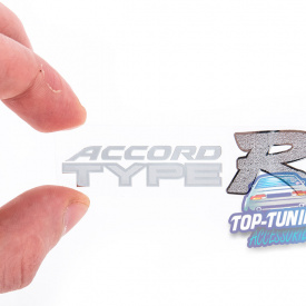 Шильдик эмблема Accord Type-R 80 x 20 mm на Honda Accord