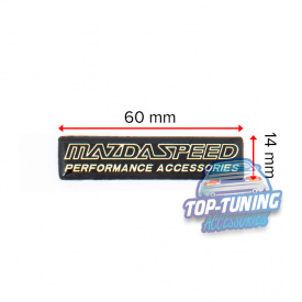 Шильдики MazdaSpeed 60 x 14 mm на Mazda
