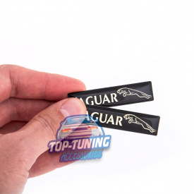 Шильдики 60 x 14 mm на Jaguar