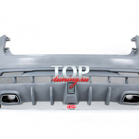 Диффузор Draco c насадками на Infiniti QX70 (FX35, 37, 50)