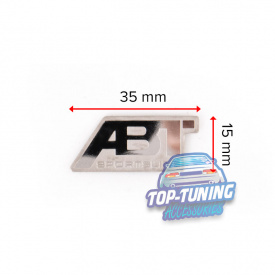 Шильдик эмблема ABT 35 x 15 mm на Audi