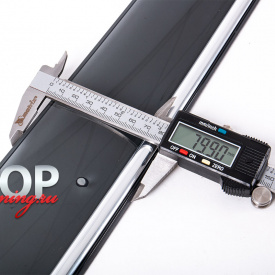 Дефлекторы на окна CHROME на Nissan Tiida