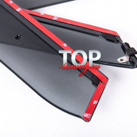 Дефлекторы на окна CHROME на Nissan Tiida