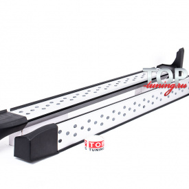 Пороги ступени BMW Style на Toyota Highlander 2