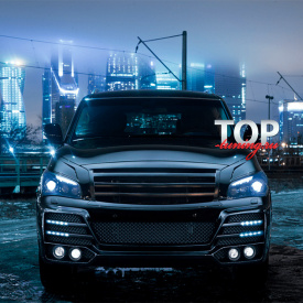 Решетка радиатора Carat на Infiniti QX80 (QX56)