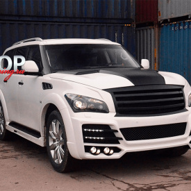 Решетка радиатора Carat на Infiniti QX80 (QX56)