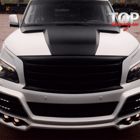 Решетка радиатора Carat на Infiniti QX80 (QX56)