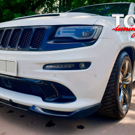 Сплиттер переднего бампера  Black Ops  SRT8  на Jeep Grand Cherokee WK2