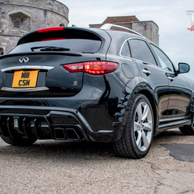 Нижний спойлер Renegade на Infiniti QX70 (FX35, 37, 50)