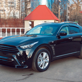Аэродинамический обвес Renegade V2 SLIM на Infiniti QX70 (FX35, 37, 50)