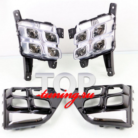 Ходовые огни в бампер на Hyundai Creta