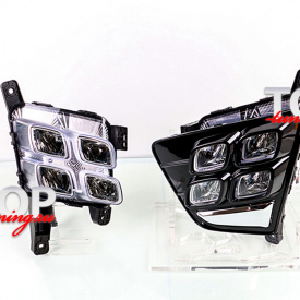 Ходовые огни в бампер на Hyundai Creta