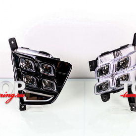 Ходовые огни в бампер на Hyundai Creta