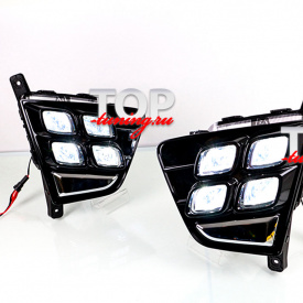 Ходовые огни в бампер на Hyundai Creta