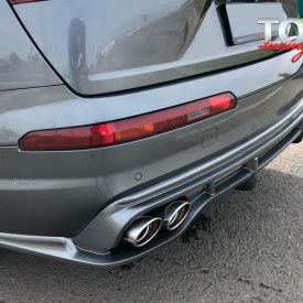 Диффузор заднего бампера Renegade на Audi Q7