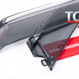 Дефлекторы Chrome Line на окна для Hyundai Santa Fe