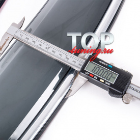 Дефлекторы Chrome Line на окна для Hyundai Santa Fe