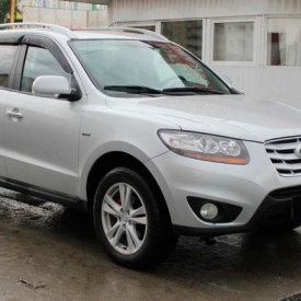 Дефлекторы Chrome Line на окна для Hyundai Santa Fe