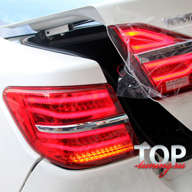 Задние фонари Epistar Mercedes Style для Toyota Camry V55 (7)