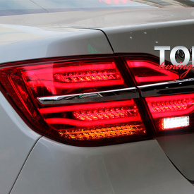 Задние фонари Epistar Mercedes Style для Toyota Camry V55 (7)