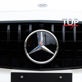Стеклянная эмблема звезда в решетку радиатора на Mercedes E-Class W213