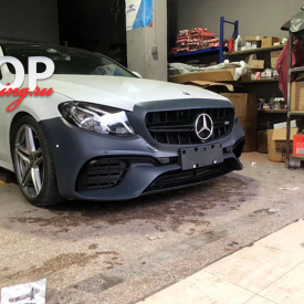Передний бампер в стиле AMG E63 S для Mercedes E class W213