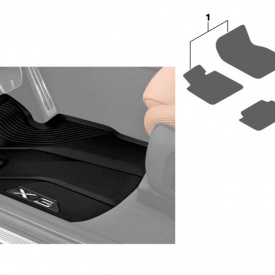 Всепогодные коврики для BMW X3 G01 / X3M F97