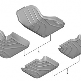 Всепогодные коврики для BMW X2 F39