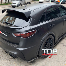 Задний бампер SVR для Infiniti QX70 (FX35, 37, 50)