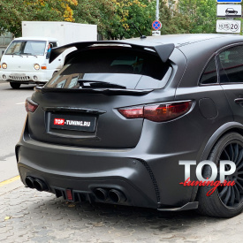 Задний бампер SVR для Infiniti QX70 (FX35, 37, 50)