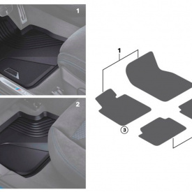 Всепогодные коврики для BMW F40