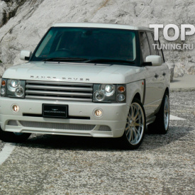 Накладка на передний бампер - обвес WALD на Range Rover 3