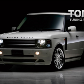 Накладка на передний бампер - обвес WALD на Range Rover 3