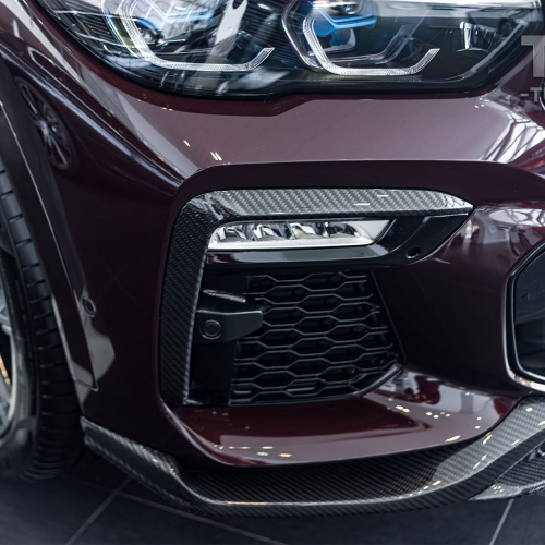 Карбоновые накладки Renegade на передний бампер для BMW X6 G06