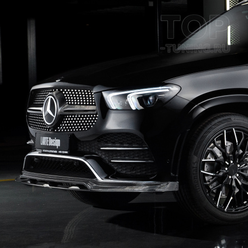 Юбка Larte Design на передний бампер для Mercedes GLE