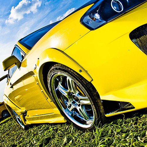 Расширители передних арок Warrior на Hyundai Tiburon Coupe GK