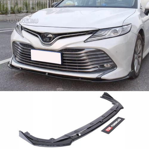 Сплиттер Samura на передний бампер для Toyota Camry XV70