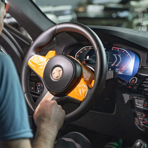 Покраска руля авто 