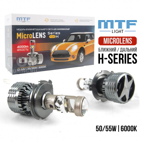 Светодиодные мини линзы MTF MicroLENS для фар авто