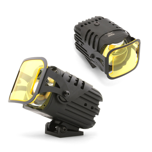 Квадратные светодиодные БИ-линзы Adventure 2″, 3000 / 5500K - 2 шт